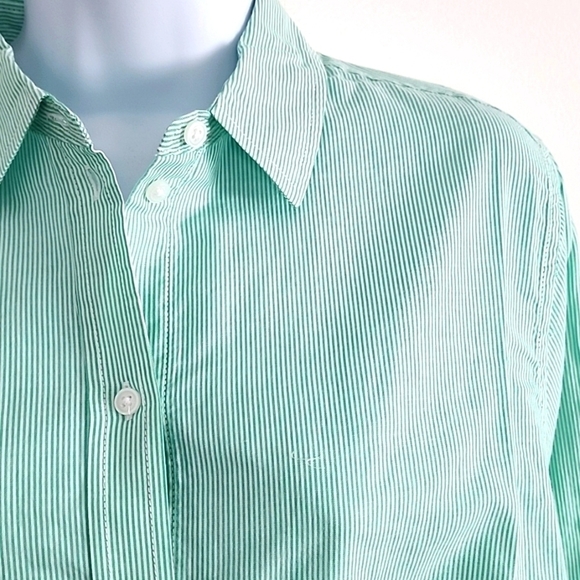 NWT Everlane the Silky Relaxed button down shirt in bright jade - Picture 1 of 5